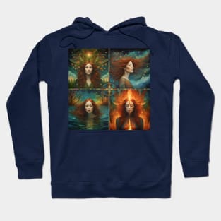 The Elements - Earth, Air, Water, Fire. Hoodie